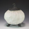 black and white porcelain pinch pot